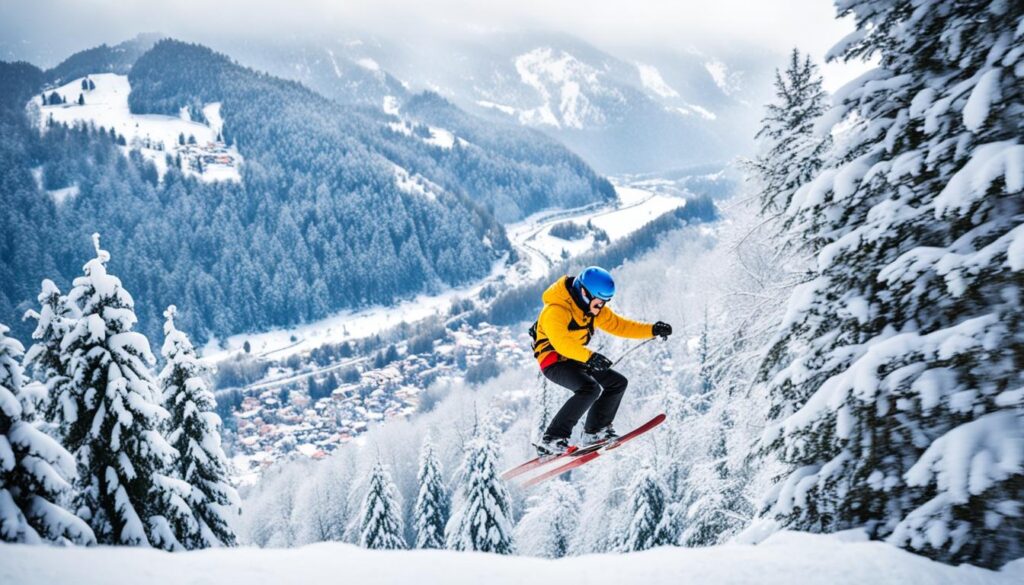 Snowboarding Bled