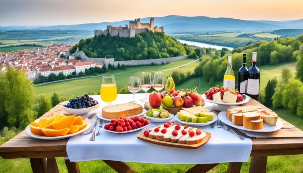 Spiš Castle dining and refreshments