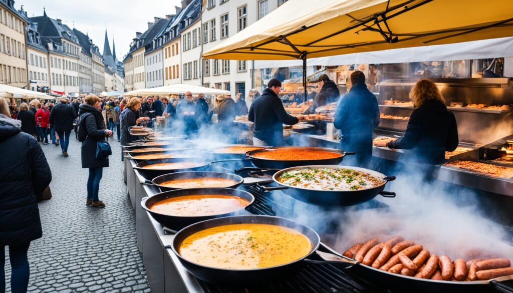 Street Food Delights in Luxembourg City