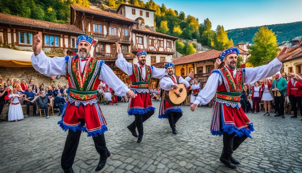 Traditional Bulgarian music and dance performances in Veliko Tarnovo