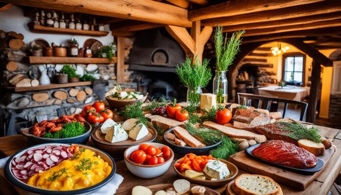 Traditional food Trakai