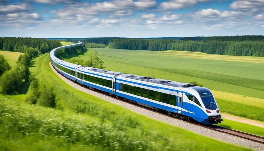Train from Riga to Liepaja