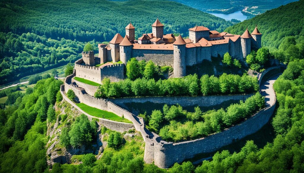 Tsarevets Fortress architecture