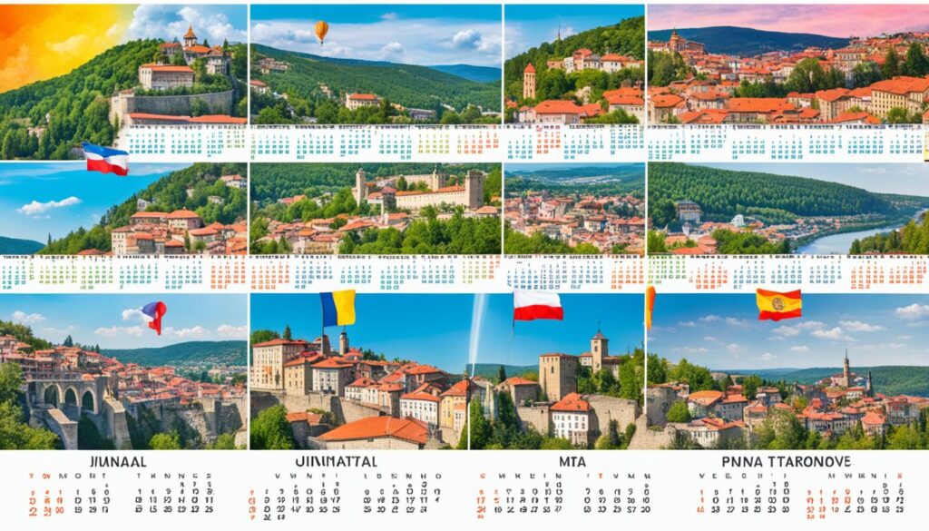 Veliko Tarnovo festival calendar