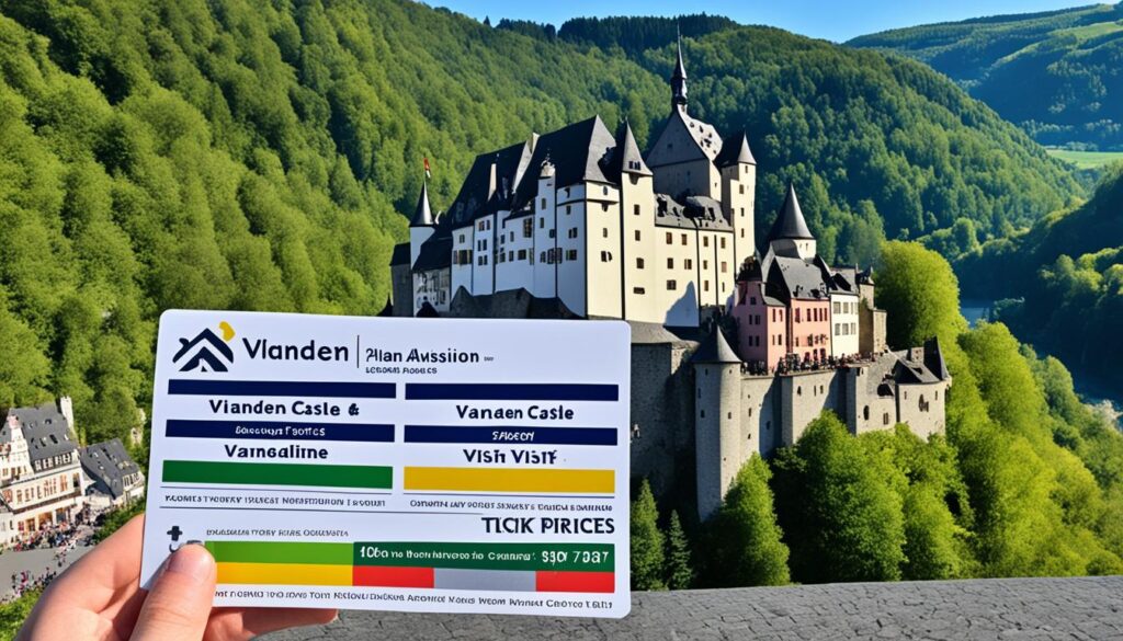 Vianden Castle Admission Prices