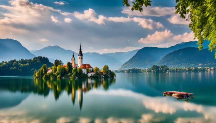Where are the best places to stay for stunning views of Lake Bled?