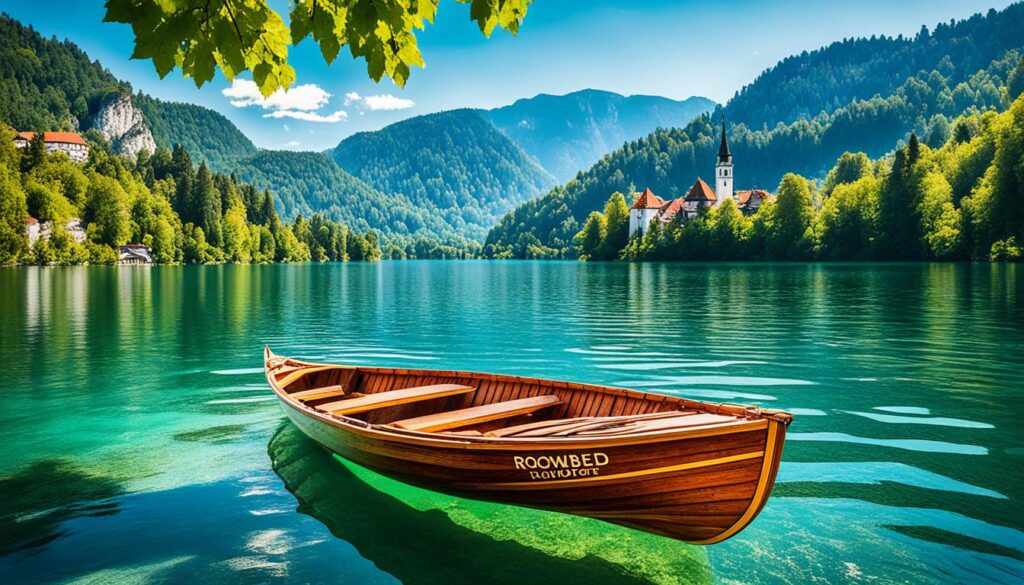 affordable Lake Bled rowboat rentals