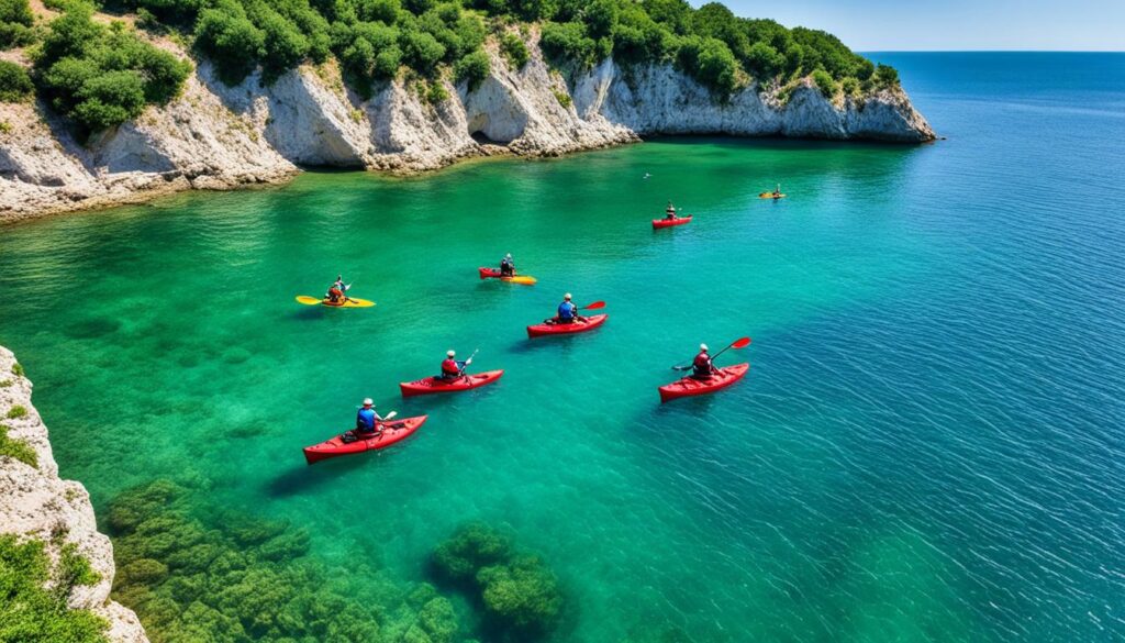 best kayak spots in Burgas