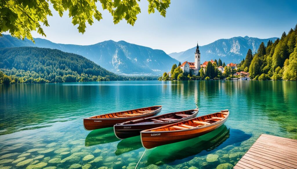 best rowboat rentals Lake Bled