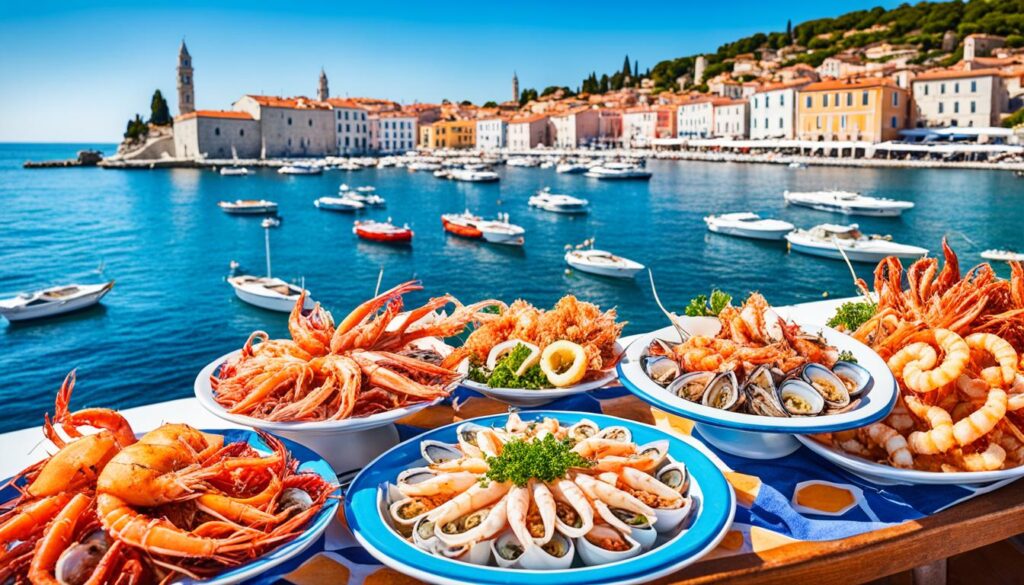 best seafood in Piran