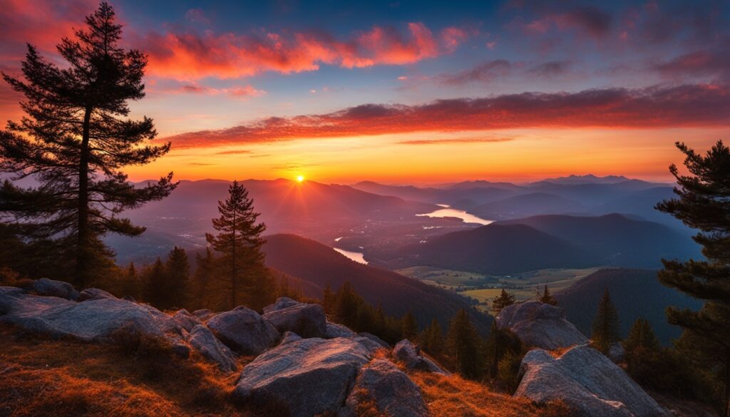 best sunrise view Ojstrica