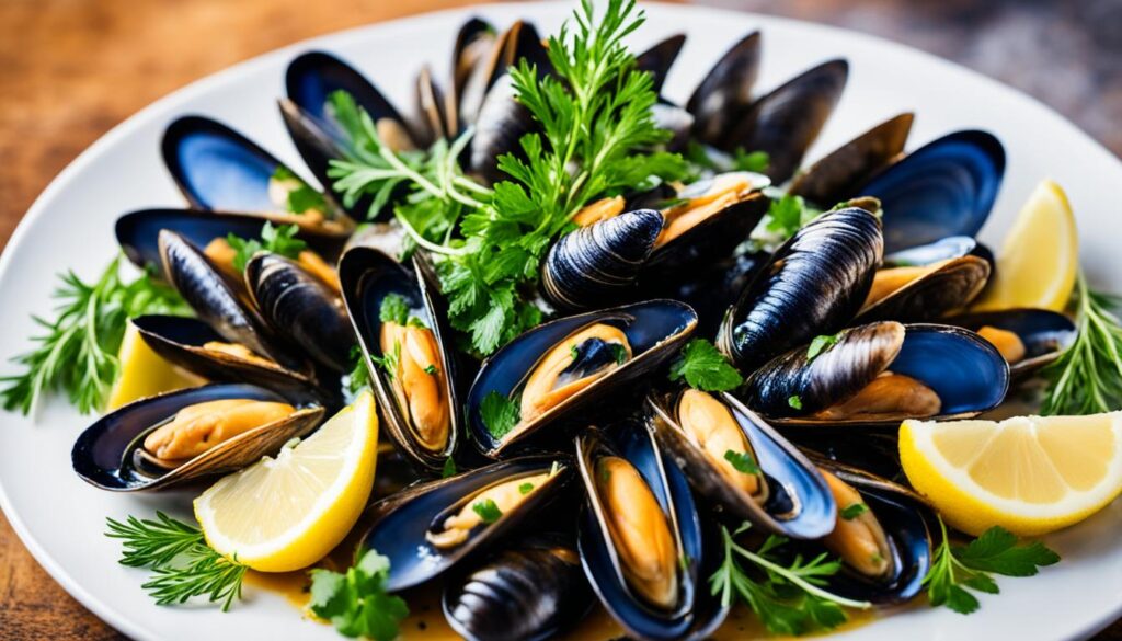 delicious burgas mussels