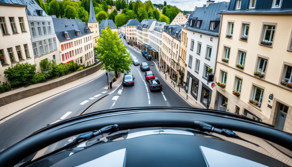 driving in Luxembourg City