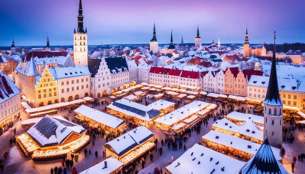 festive markets in Tallinn