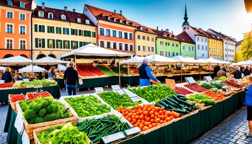 food markets Ljubljana