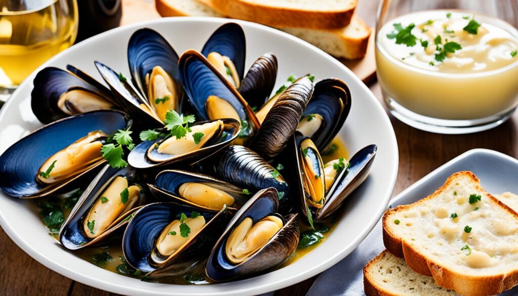gourmet burgas mussels