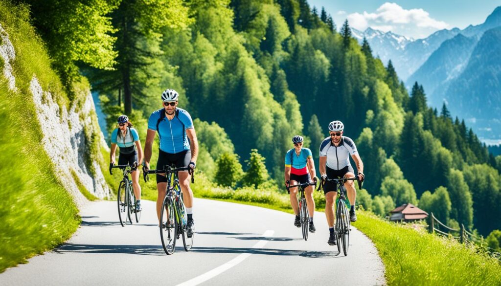 guided cycling excursions Bled