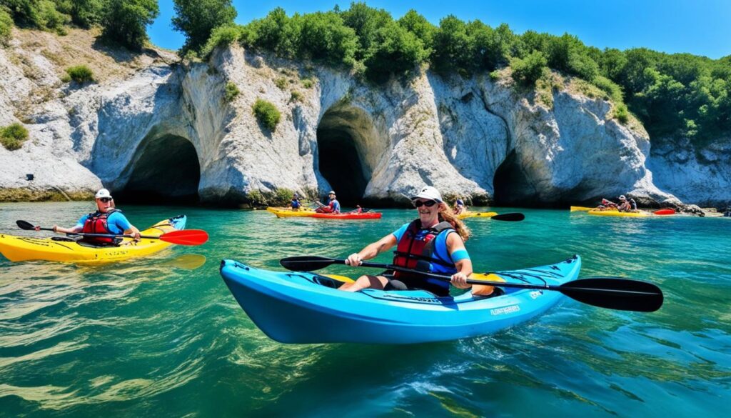 guided kayak tours Burgas
