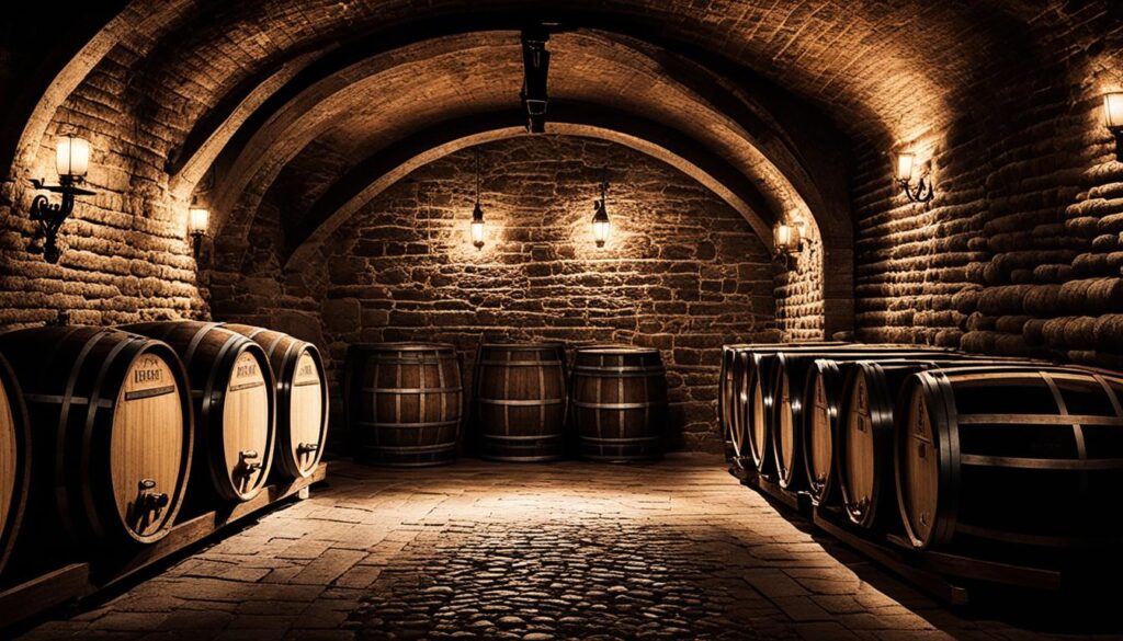 historic wine cellar