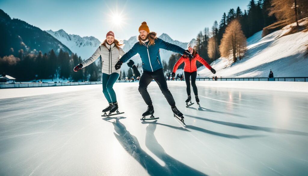 ice skating Bled