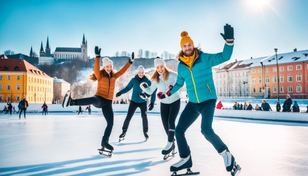 ice skating in Košice