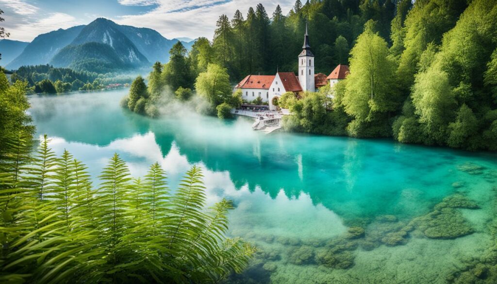 natural hot springs Bled