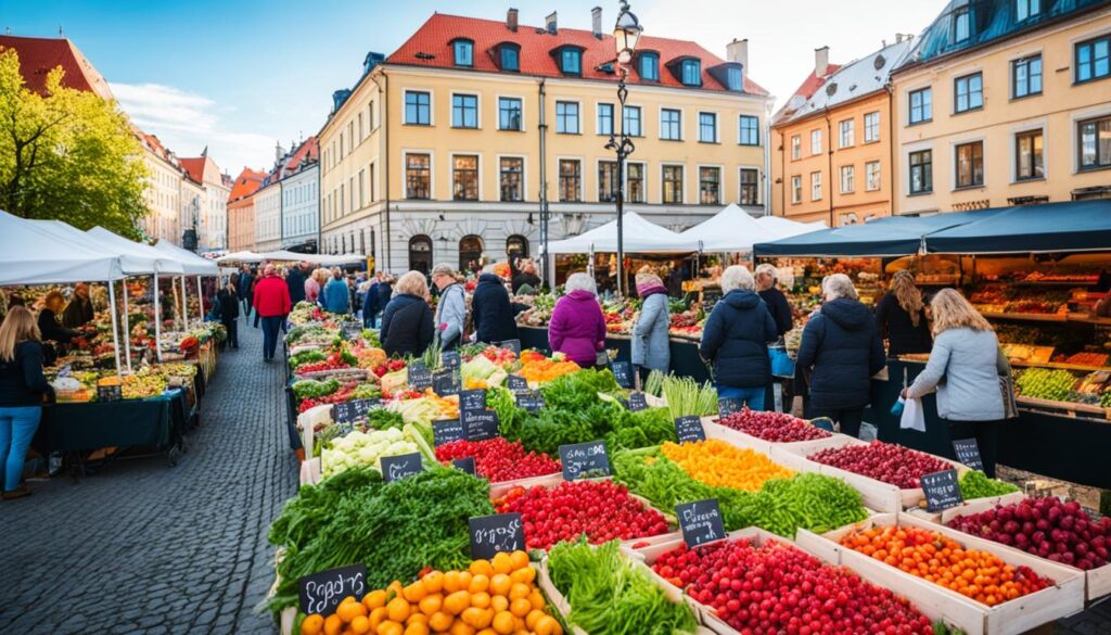 organic food market Riga