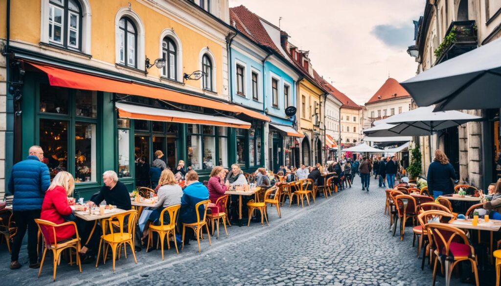 outdoor cafes in Cluj-Napoca