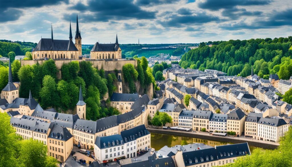 panoramic views Luxembourg City