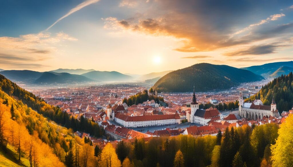 picturesque viewpoints in Brasov