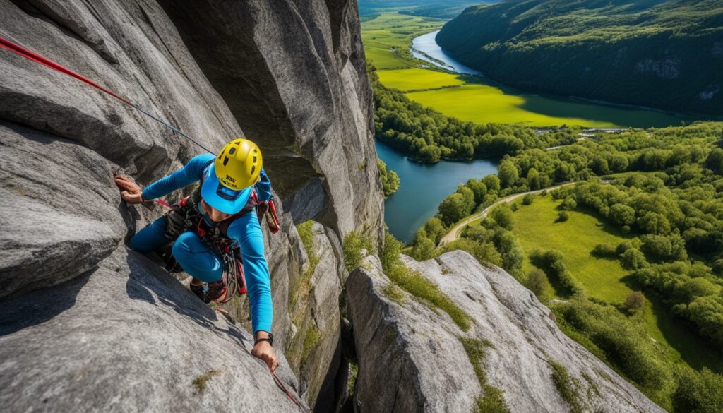 rock climbing in Esch-sur-Sûre
