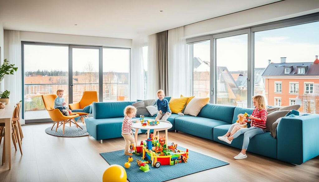 spacious family apartments Liepaja