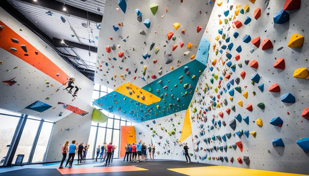 state-of-the-art climbing facilities