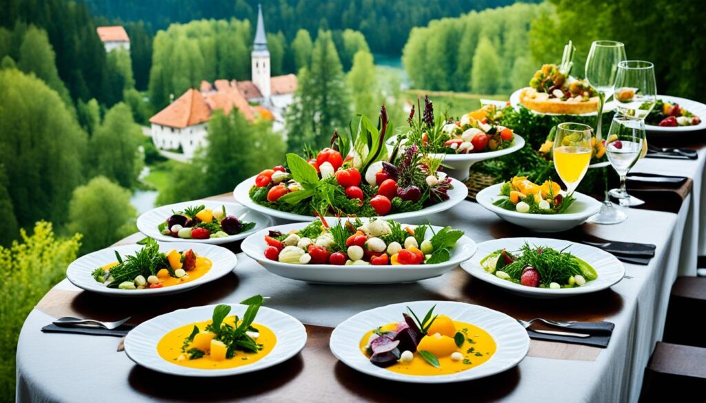 sustainable dining experiences in Bled