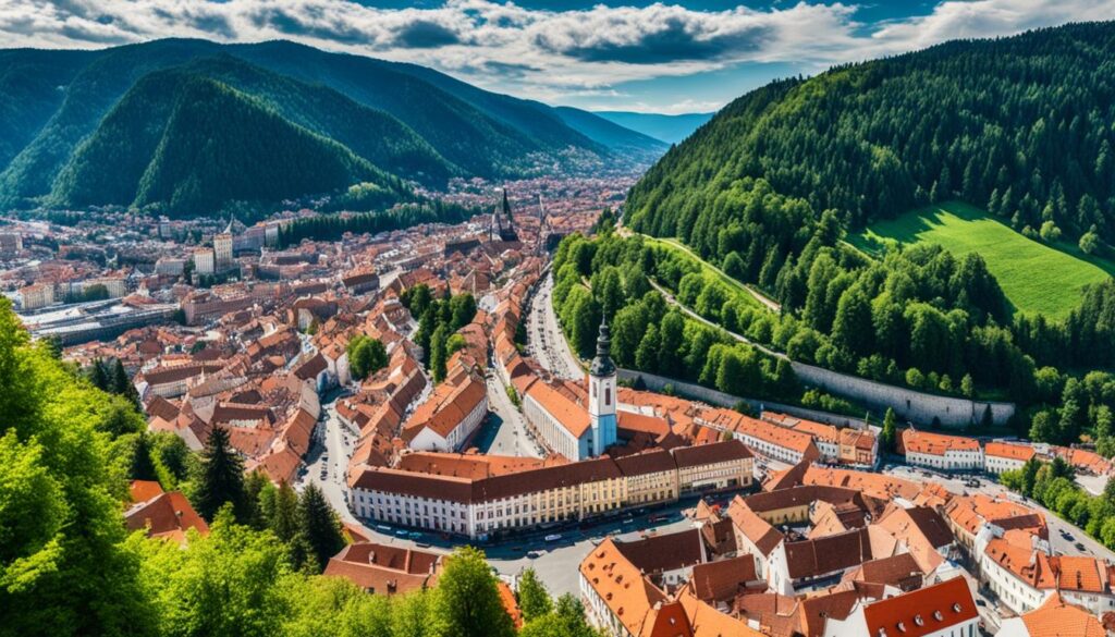 top locations for views in Brasov