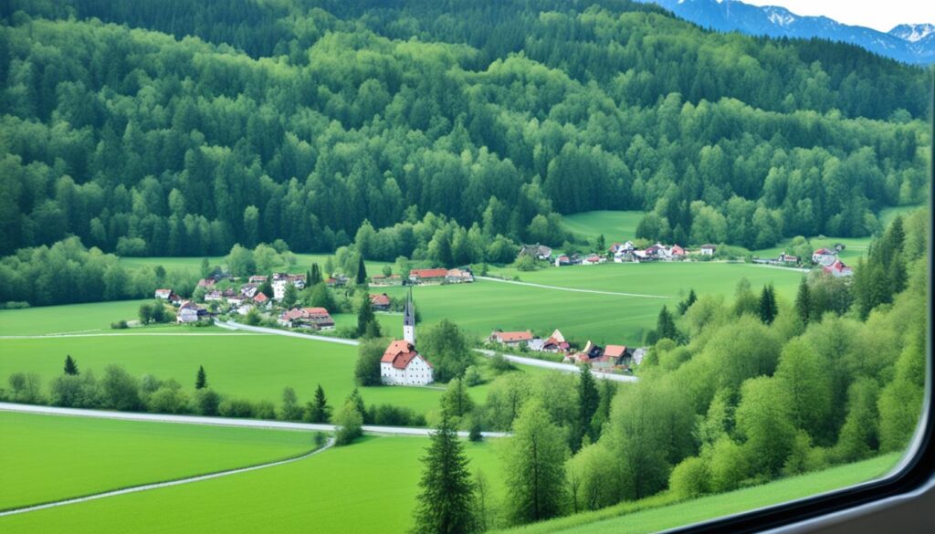 train or bus from Ljubljana to Bled