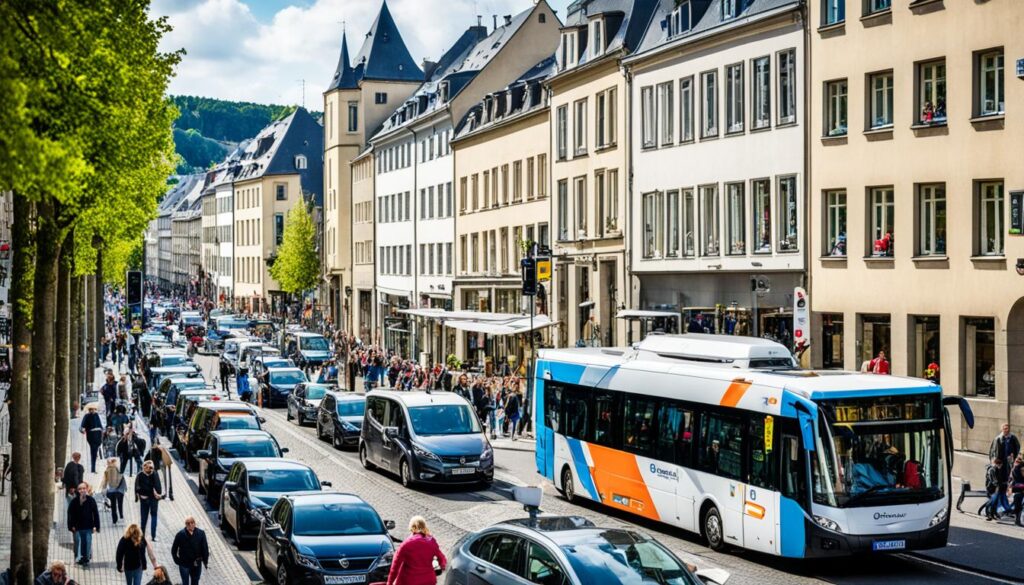 transportation in Luxembourg City