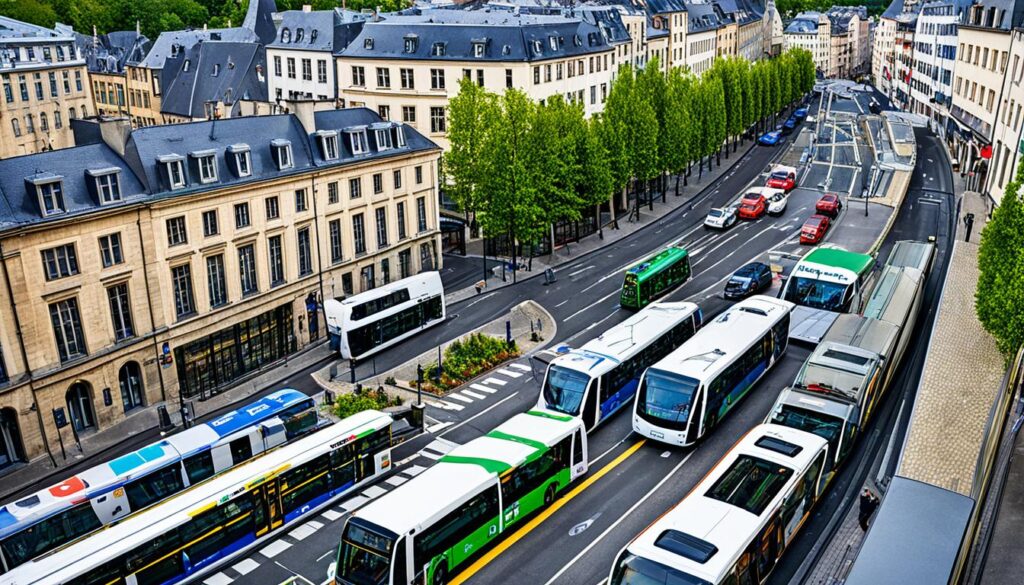 transportation options in Luxembourg City