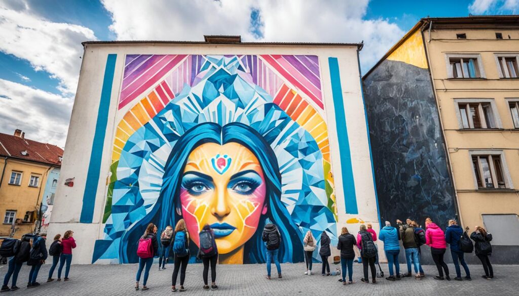urban murals in Cluj-Napoca
