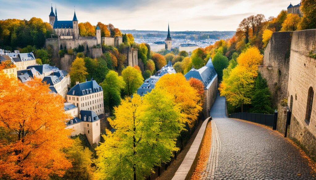 walking trails in Luxembourg City