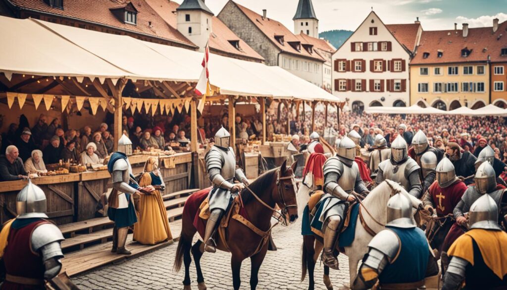 Kranj medieval festivals historical reenactments