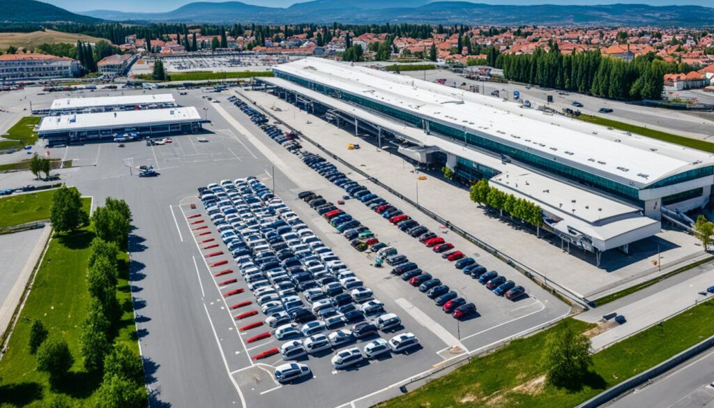 Niš Constantine the Great Airport Parking