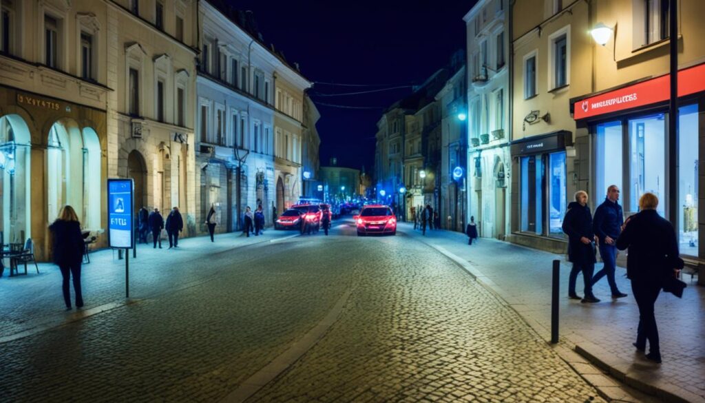 Novi Sad night security measures