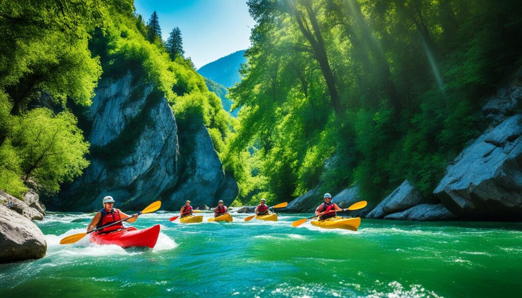 best kayaking adventures in Lepenica river