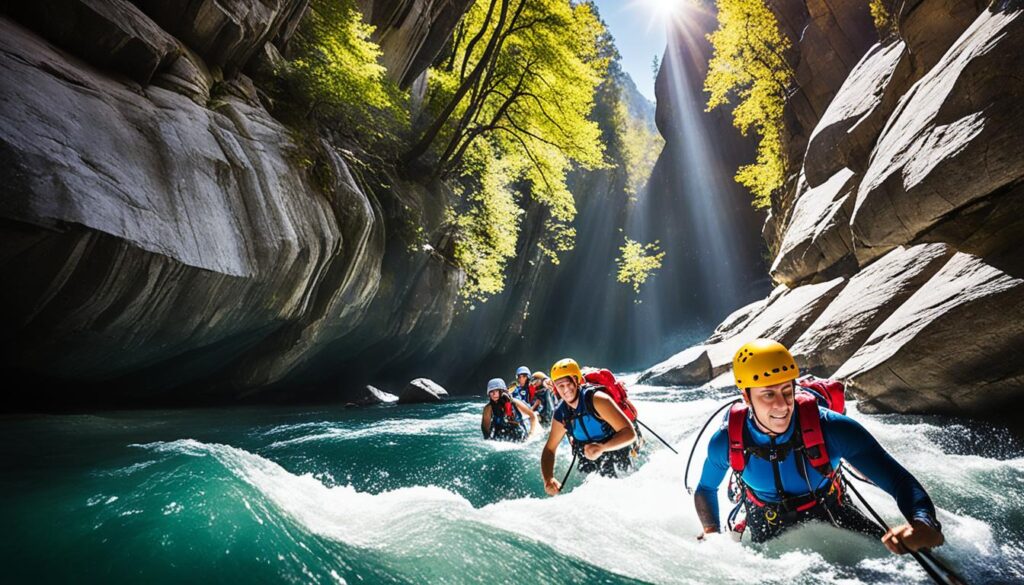 canyoning excursions in Kranj
