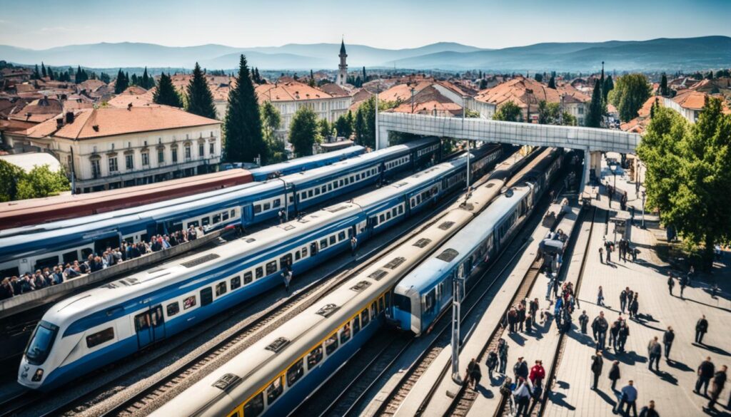 local trains in Kragujevac